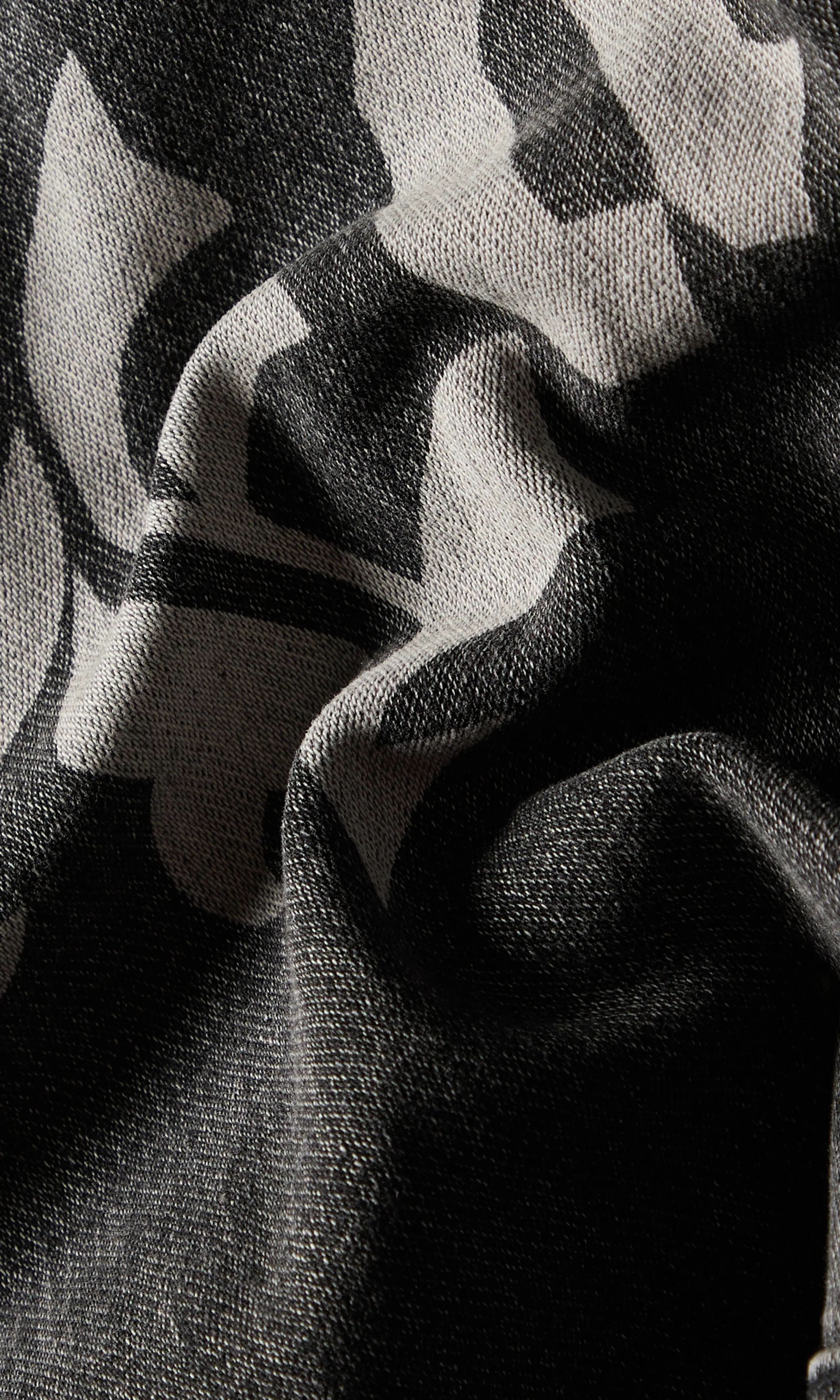 Death Rider Graphic Denim Pouch Huppari. Detail 2. Flat.